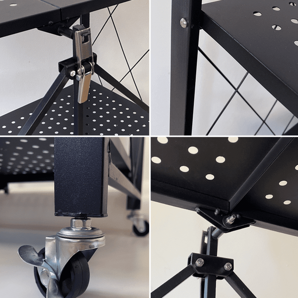 Изображение товара Стеллаж металлический Гелеос Атлант-5 / АСТ-51 (черный)