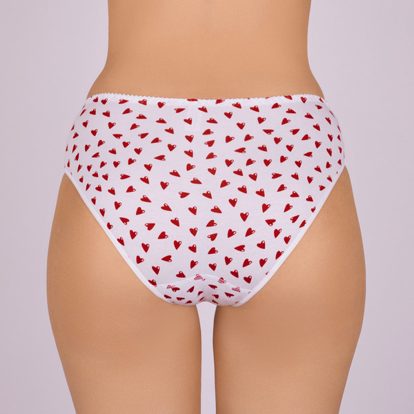 Изображение товара Трусы женские Verally 102-2 (р.114, красные сердца)