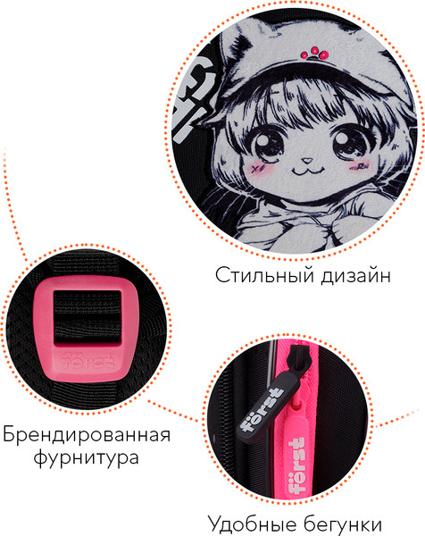 Изображение товара Школьный рюкзак Forst F-Base. Plush Dream / FT-RY-022507