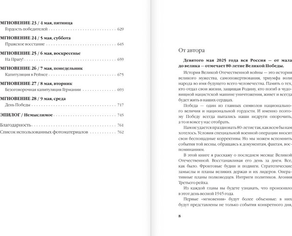 Изображение товара Книга АСТ 28 мгновений весны 1945 года, твердая обложка (Никонов Вячеслав)