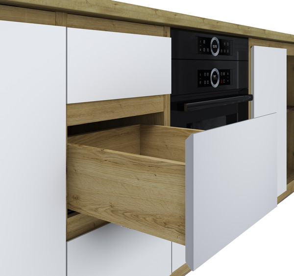 Изображение товара Кухонный гарнитур Anrex Set plus-260х180 (дуб наварра/белый)