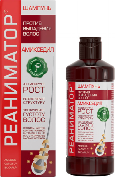 Изображение товара Шампунь для волос Лошадиная сила Реаниматор укрепляющий (500мл)