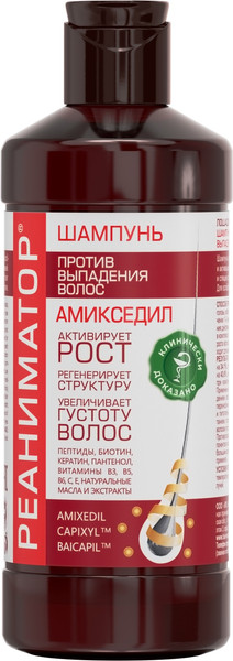 Изображение товара Шампунь для волос Лошадиная сила Реаниматор укрепляющий (500мл)