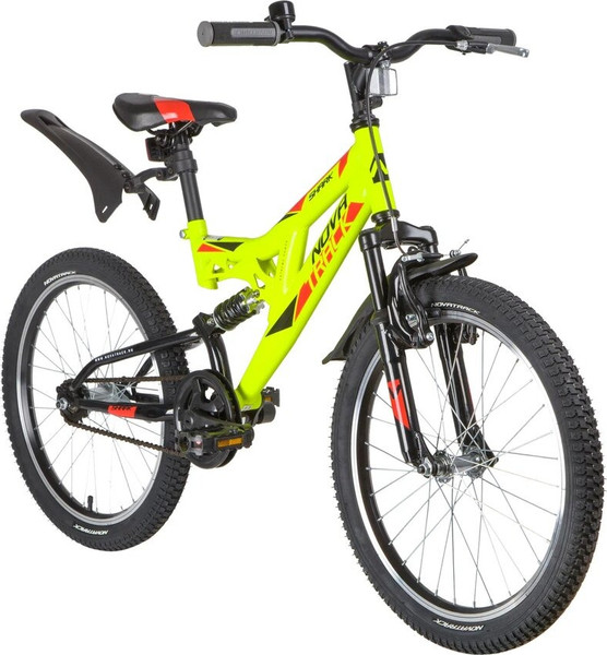 Изображение товара Детский велосипед Novatrack Shark 20SS1V.SHARK.GN20 (разобранный, в коробке)