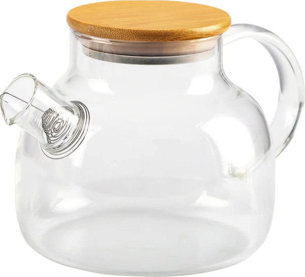 Изображение товара Заварочный чайник Attribute Pure с бамбуковой крышкой / ATT150 (1л)