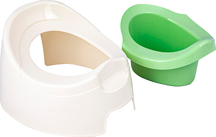 Изображение товара Детский горшок Полимербыт Giraffix C5275 (молочный/зеленый)