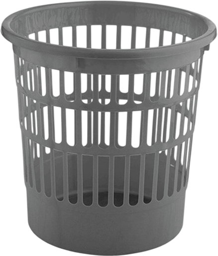 Изображение товара Корзина для бумаг Полимербыт C919009 (серый)