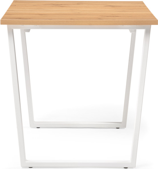 Изображение товара Обеденный стол Woodville Лота Лофт 120 25 мм / 489670 (дуб вотан/белый матовый)