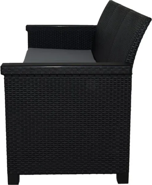 Изображение товара Диван садовый Adriano Basegi 3 Р6064ТС (темно-серый)