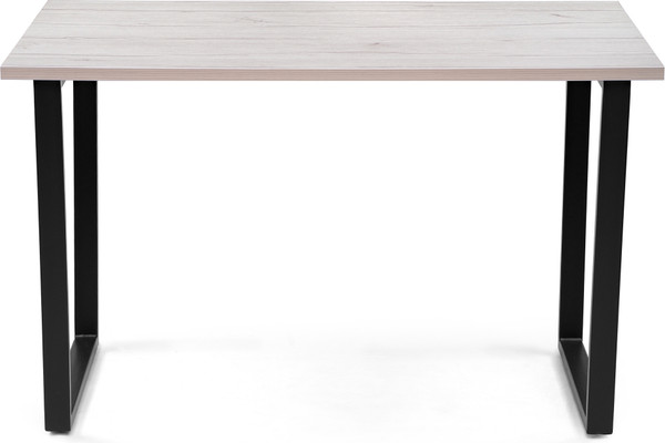 Изображение товара Обеденный стол Woodville Лота Лофт раскладной 120 25 мм / 489625 (юта/черный матовый)