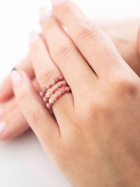 Изображение товара Кольцо Wolves Родонит Тройное 6111 (р.18-19)