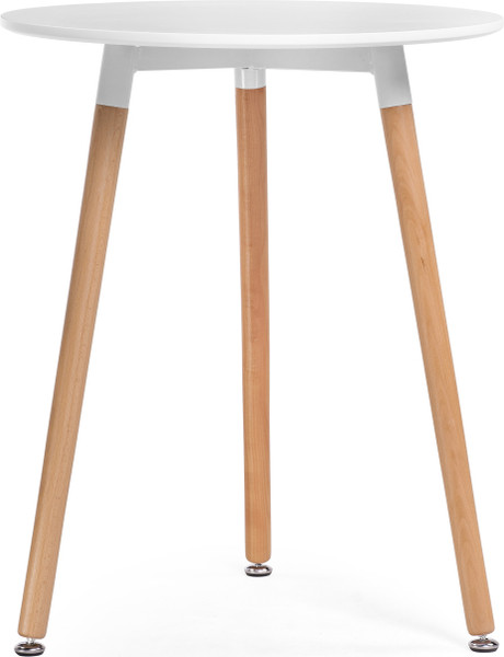 Изображение товара Обеденный стол Woodville Lorini 60 / 15354 (white/wood)