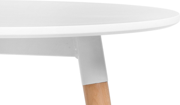 Изображение товара Обеденный стол Woodville Lorini 60 / 15354 (white/wood)