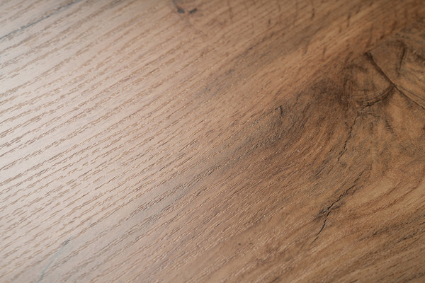 Изображение товара Обеденный стол Woodville Тринити Лофт 120 25 мм / 489654 (дуб вотан/белый матовый)