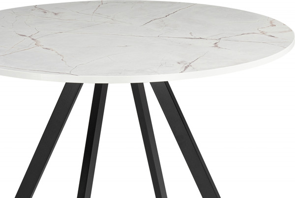 Изображение товара Обеденный стол Woodville Баргел 90х90х75 / 611364 (оникс/черный)