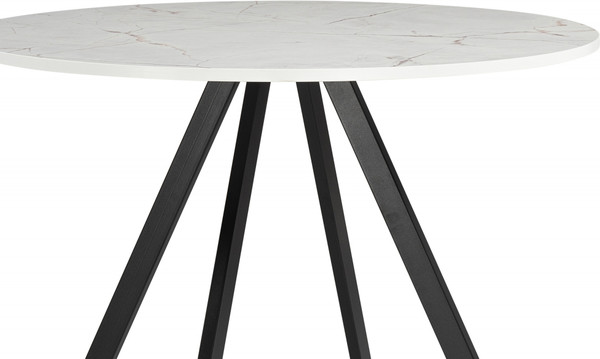 Изображение товара Обеденный стол Woodville Баргел 90х90х75 / 611364 (оникс/черный)