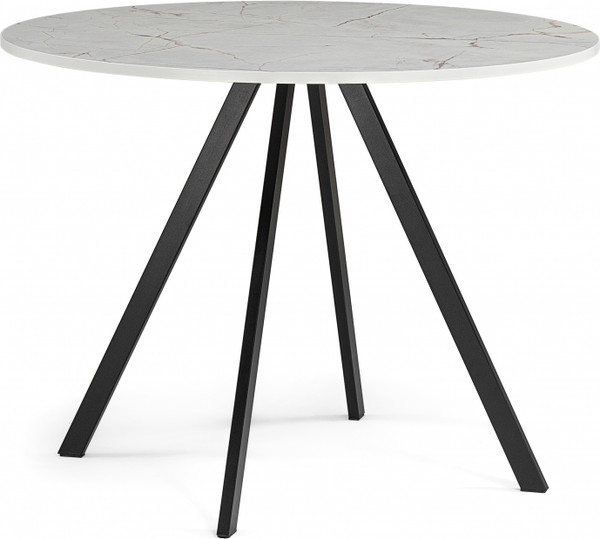 Изображение товара Обеденный стол Woodville Баргел 90х90х75 / 611364 (оникс/черный)