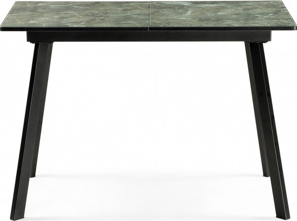 Изображение товара Обеденный стол Woodville Агни 110 / 453136 (королевский мрамор/черный матовый)