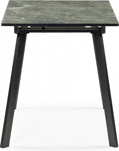 Изображение товара Обеденный стол Woodville Агни 110 / 453136 (королевский мрамор/черный матовый)