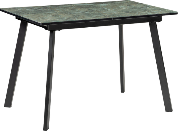Изображение товара Обеденный стол Woodville Агни 110 / 453136 (королевский мрамор/черный матовый)