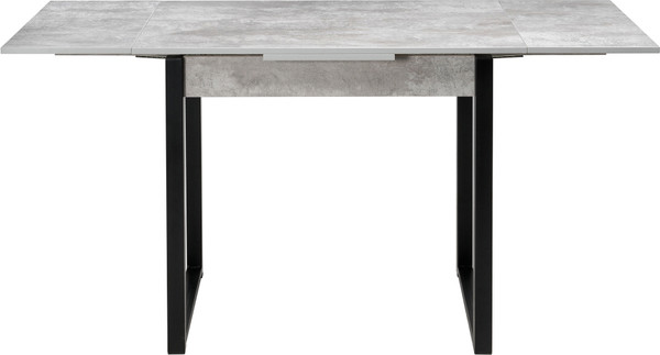 Изображение товара Обеденный стол Woodville Форли / 424177 (бетон/черный матовый)
