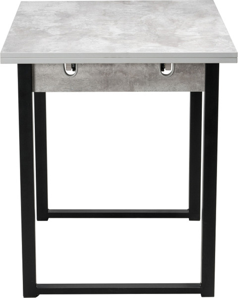 Изображение товара Обеденный стол Woodville Форли / 424177 (бетон/черный матовый)