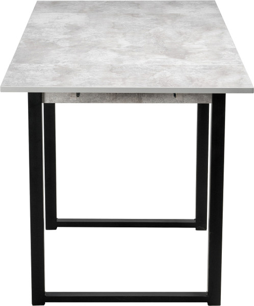 Изображение товара Обеденный стол Woodville Форли / 424177 (бетон/черный матовый)