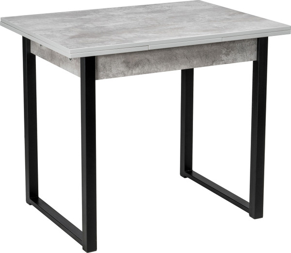 Изображение товара Обеденный стол Woodville Форли / 424177 (бетон/черный матовый)