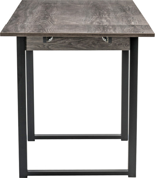 Изображение товара Обеденный стол Woodville Форли 424179 (дуб рошелье/черный матовый)