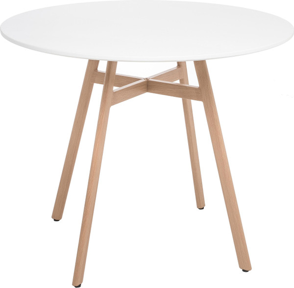 Изображение товара Обеденный стол Woodville Skandi 90 / 11710 (белый)