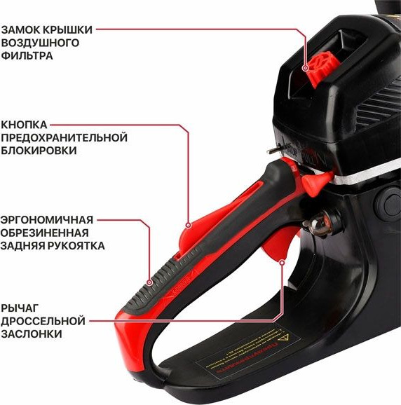 Изображение товара Бензопила цепная P.I.T GCS45-C6