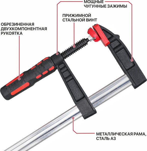 Изображение товара Струбцина P.I.T Advance HCLF02-0300