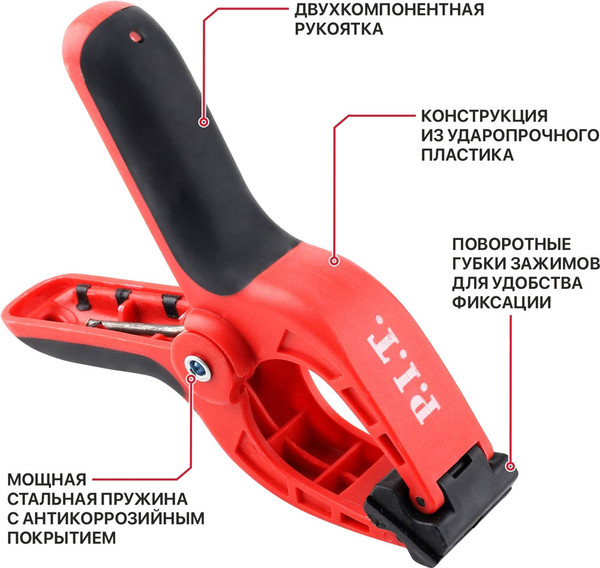 Изображение товара Струбцина P.I.T Control HCLS02-0100