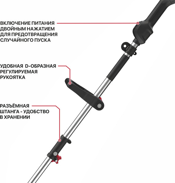 Изображение товара Триммер аккумуляторный P.I.T PTR20H-330A