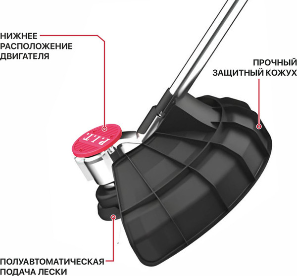 Изображение товара Триммер аккумуляторный P.I.T PTR20H-330A/1