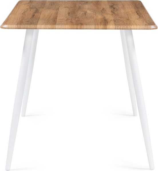 Изображение товара Обеденный стол Woodville Кангас 120х80х77 / 533165 (дуб вотан/белый)