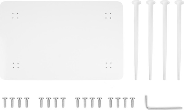 Изображение товара Обеденный стол Woodville Кангас 120х80х77 / 533165 (дуб вотан/белый)