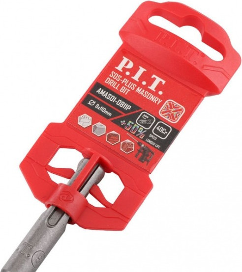 Изображение товара Бур P.I.T SDS-Plus 4Power 8x110мм / AMAS01-0811P