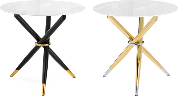 Изображение товара Обеденный стол Woodville Rock 100х75 / 15536 (white/black)