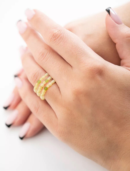 Изображение товара Кольцо Wolves Цитрин Тройное 6180 (р.19-20)