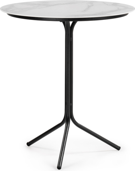 Изображение товара Комплект журнальных столиков Woodville Рускус / 500013 (белый мрамор/серый мрамор/галифакс)