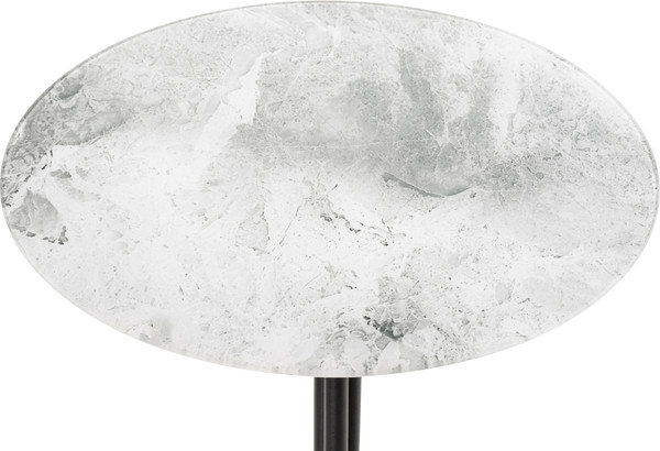 Изображение товара Комплект журнальных столиков Woodville Рускус / 500013 (белый мрамор/серый мрамор/галифакс)