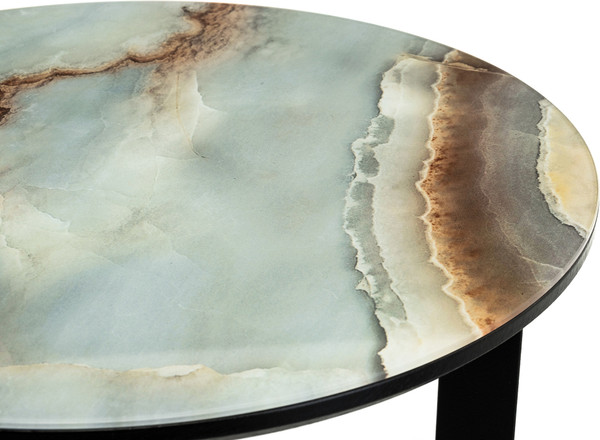 Изображение товара Журнальный столик Woodville Роб D-450 / 462094 (голубой мрамор)