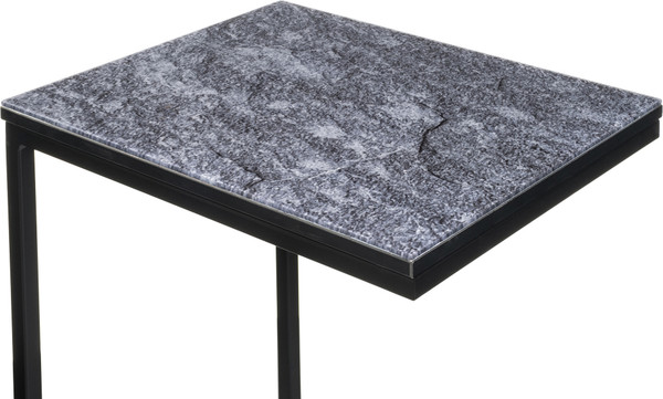 Изображение товара Приставной столик Woodville Геркулеc / 368683 (серый мрамор)