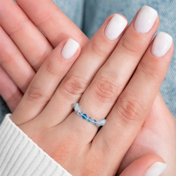 Изображение товара Кольцо Wolves Аквамарин 6192 (р.17-18)