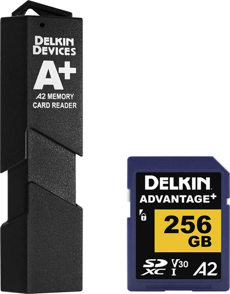 Изображение товара Картридер Delkin Devices USB 3.1 SD&microSD A2 (DDREADER-55)