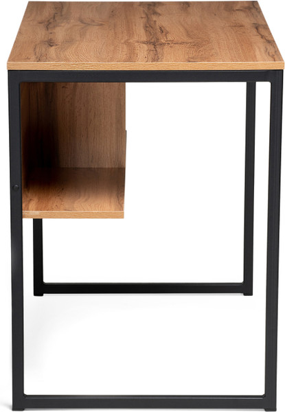 Изображение товара Компьютерный стол Woodville Клер Лофт / 489687 (дуб вотан/черный матовый)