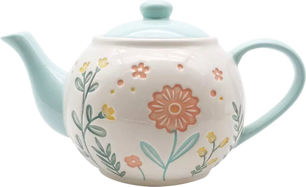 Изображение товара Заварочный чайник Arya Garden / 8680943250155 (белый/голубой)