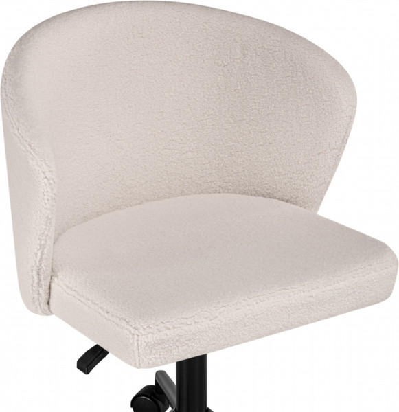 Изображение товара Кресло офисное Woodville Lika / 15858 (white teddy/black)