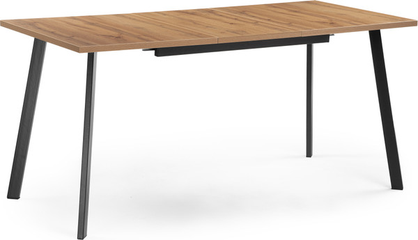 Изображение товара Обеденный стол Notta раскладной Колон Лофт 120 25 мм / 489606 (дуб вотан/черный матовый)